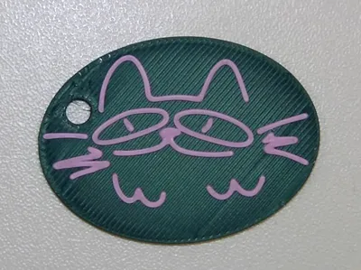Keychain cat