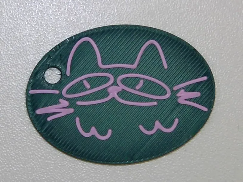 Keychain cat