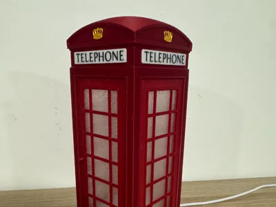 Classic London Telephone Box - Kit LED lamp 001