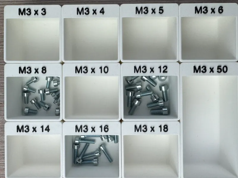 Schrauben Screws Organizer