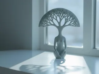 Mujer Arbol de la vida GENERADA POR IA