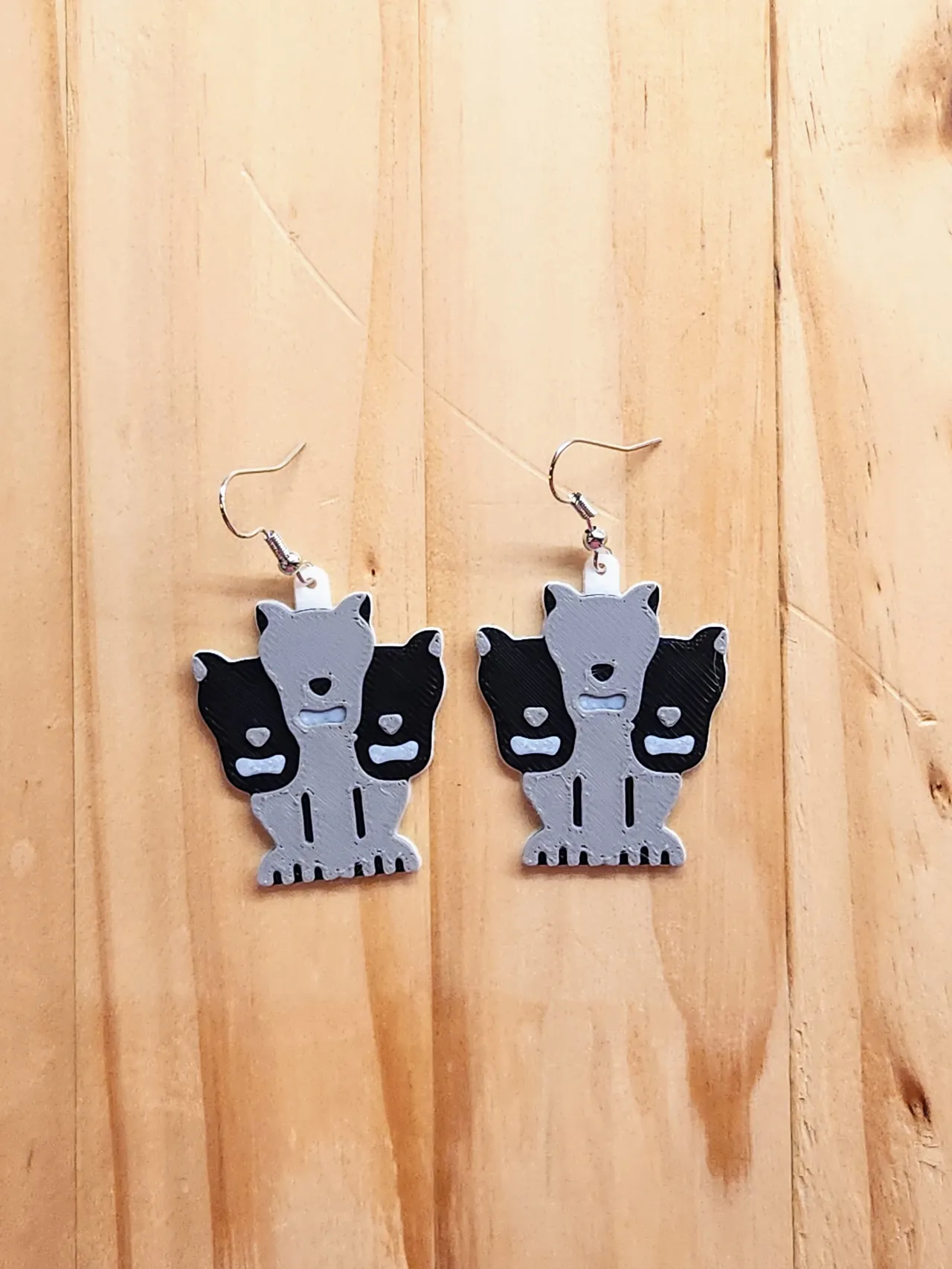 Cerberus Earrings view 2