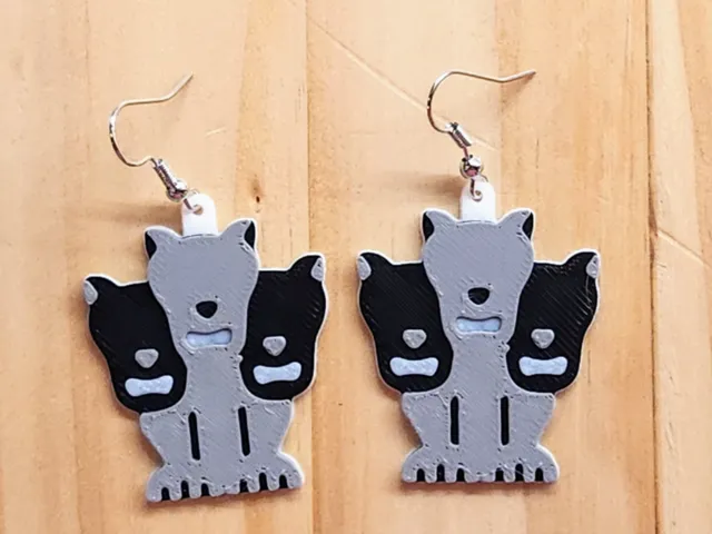 Cerberus Earrings