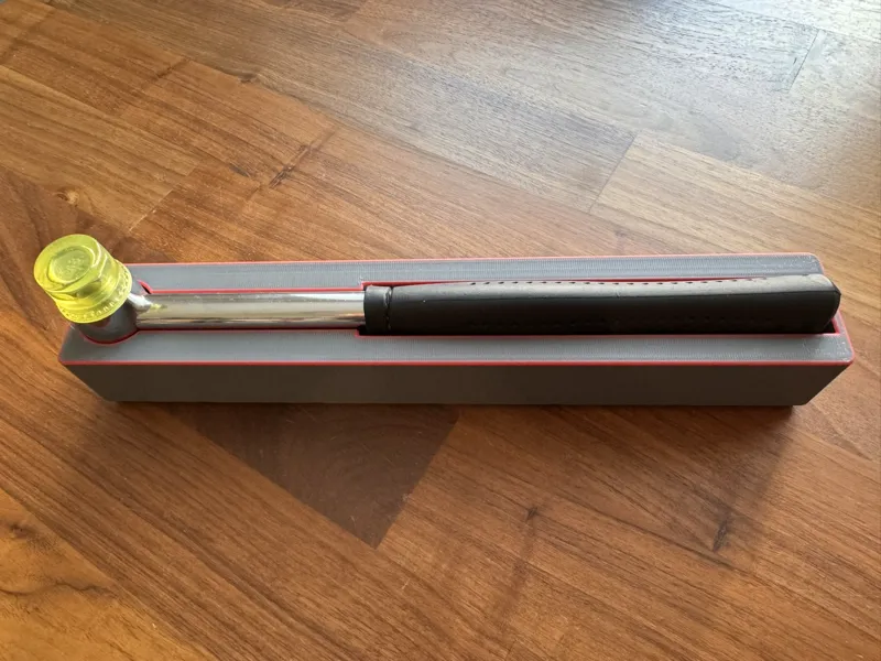 Gridfinity Holder - Rubber Hammer (245 mm)