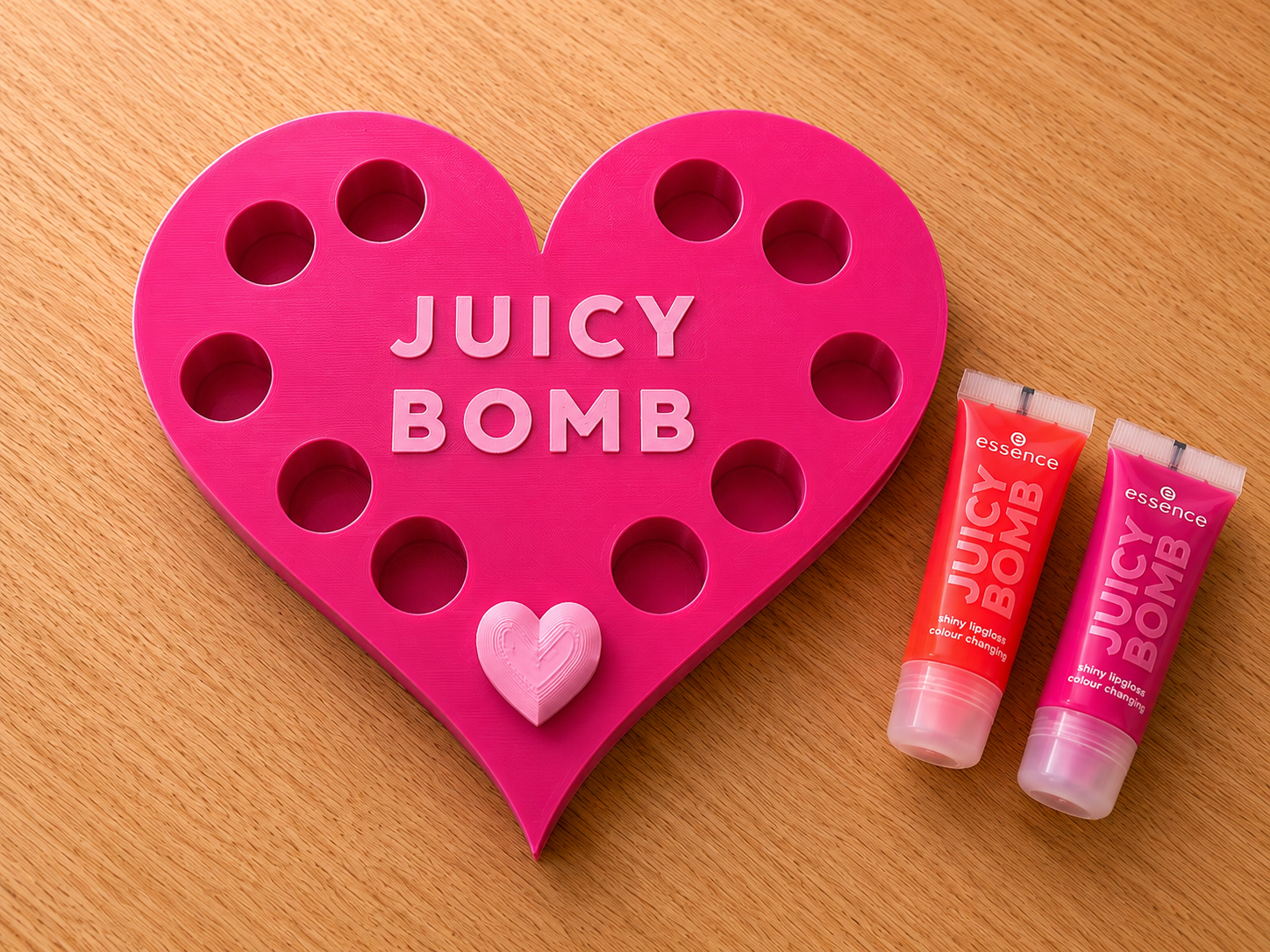 Juicy Bomb Hart Lipgloss Houder 10 stuks