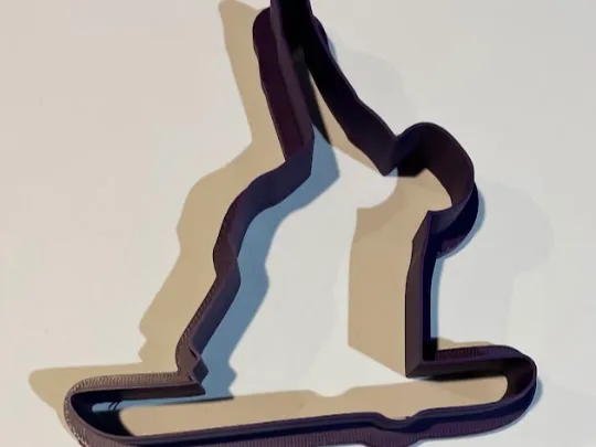 Snowboarder Cookie Cutter