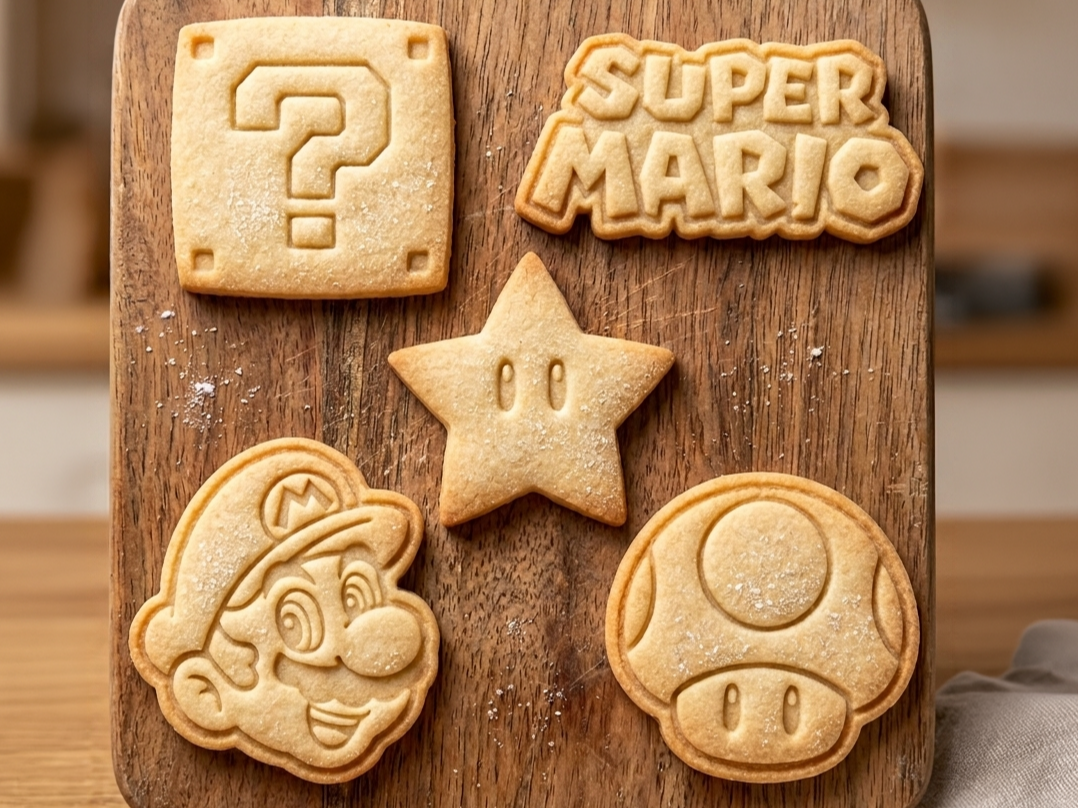 Super Mario Cookie Cutter Set  - 5 Designs