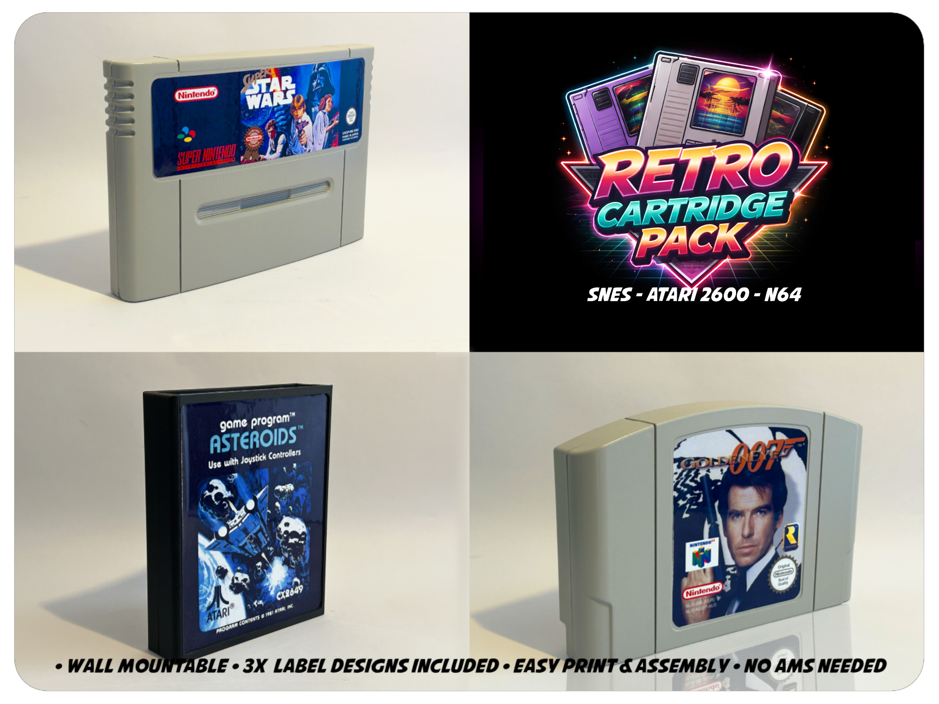 Retro Cartridge Pack #1 Wall Art
