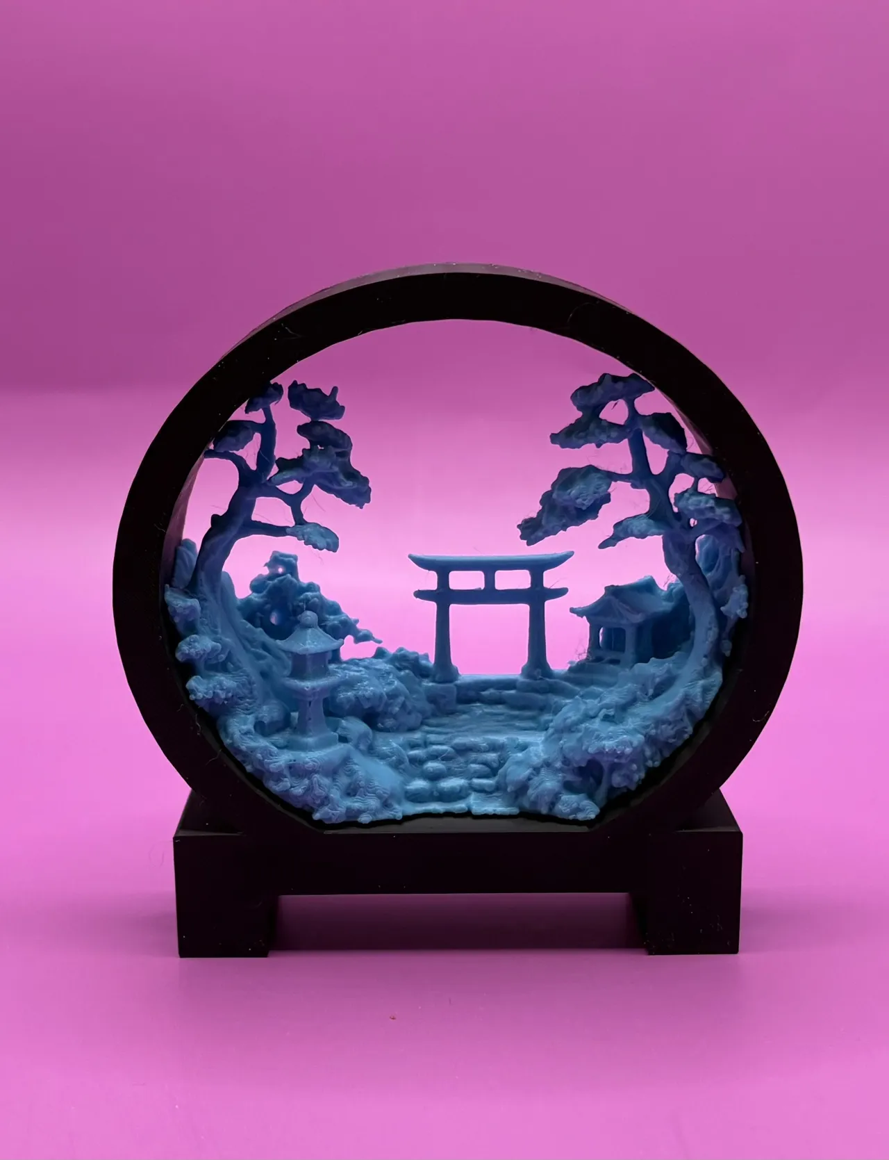 Cork Torii Garden Art view 4