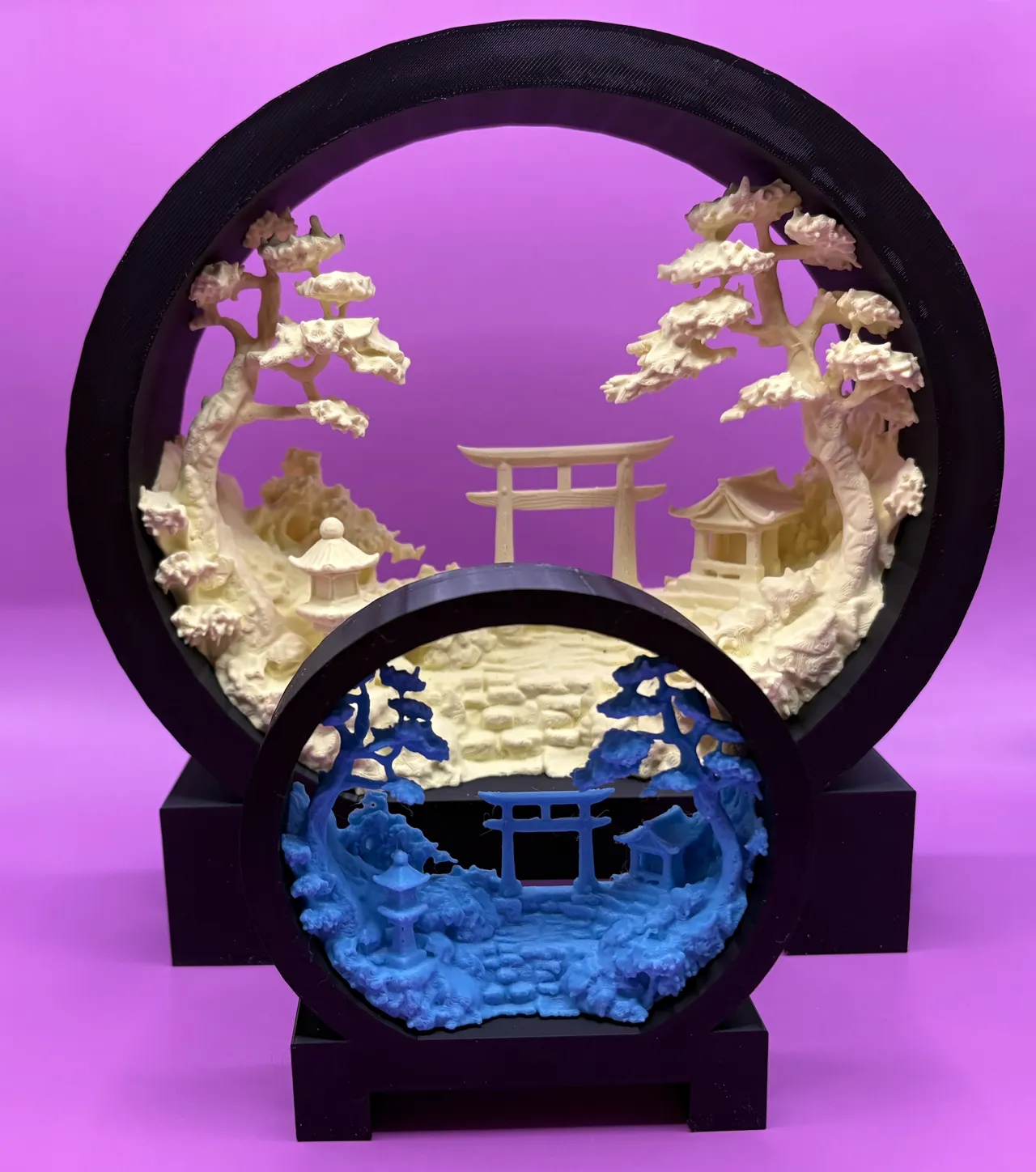 Cork Torii Garden Art view 3