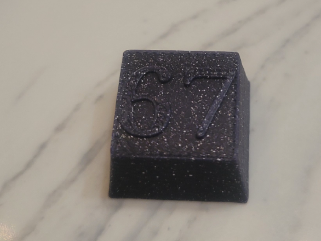 April Fools Prank 67 Keycap