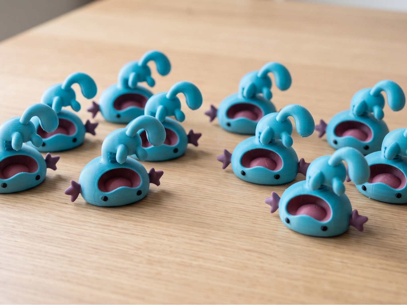 Chibi Wooper Pokemon toy 3D model