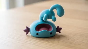 Figura decorativa: Chibi Wooper Pokemon toy — vista de referencia 3