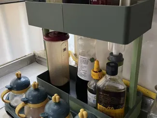 3种尺寸规格的厨房调料瓶置物架，可选不同层数和拼装方式