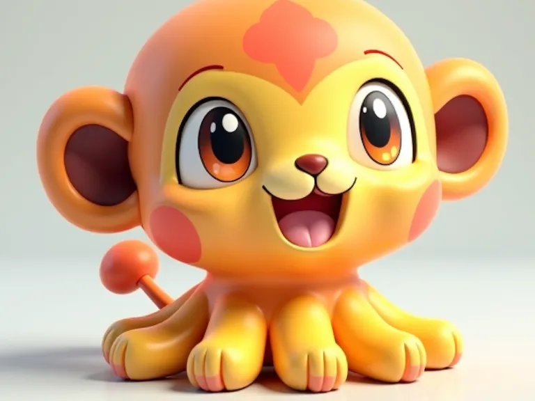 Cute lion octopus