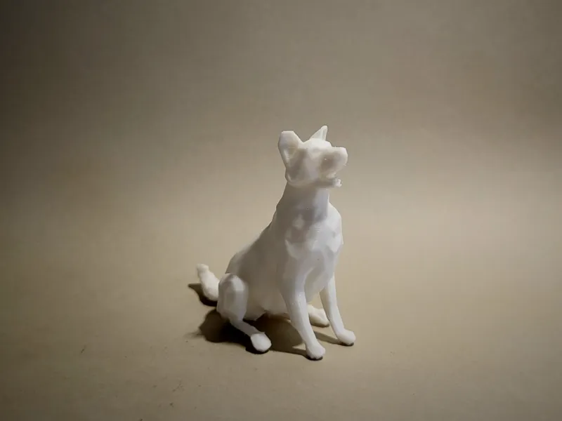 Low poly German Shepard