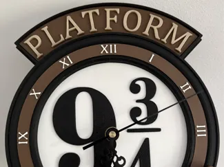 Harry Potter 9 3/4 Platform Sign Reloj