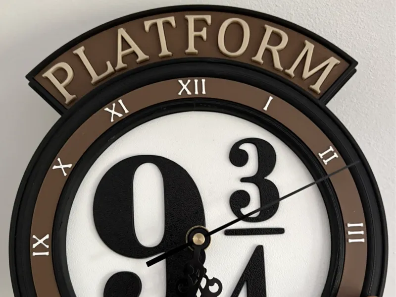 Harry Potter 9 3/4 Platform Sign Reloj