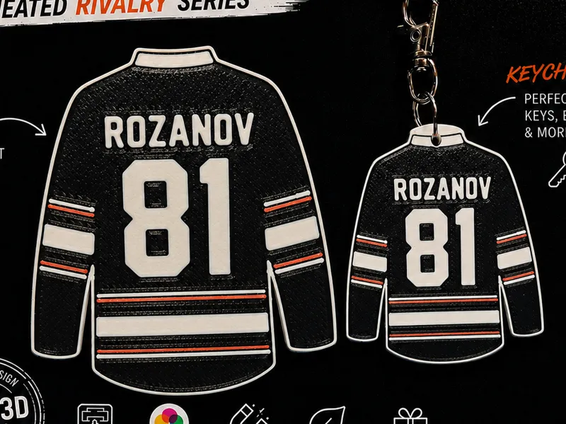 Rozanov 81 Jersey Magnet – Heated Rivalry Series