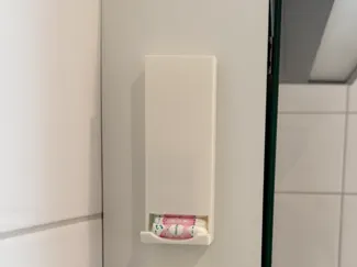 Tampon holder mounted