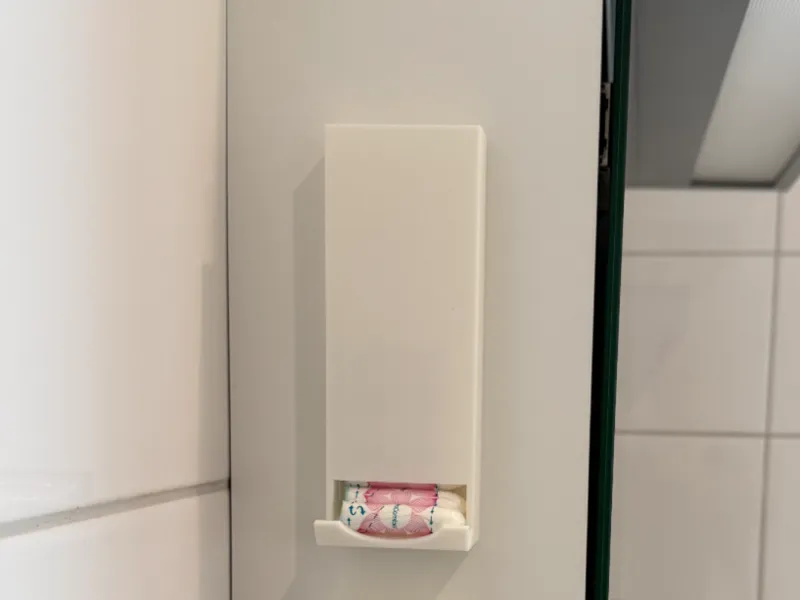 Tampon holder mounted