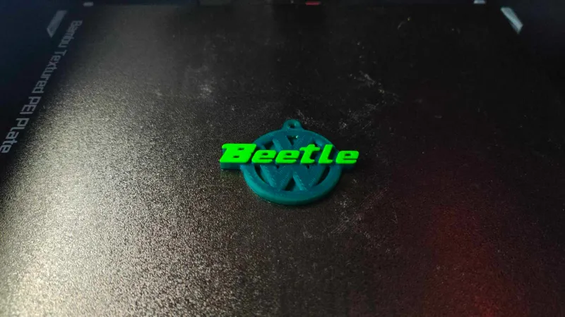 VW Beetle keychain