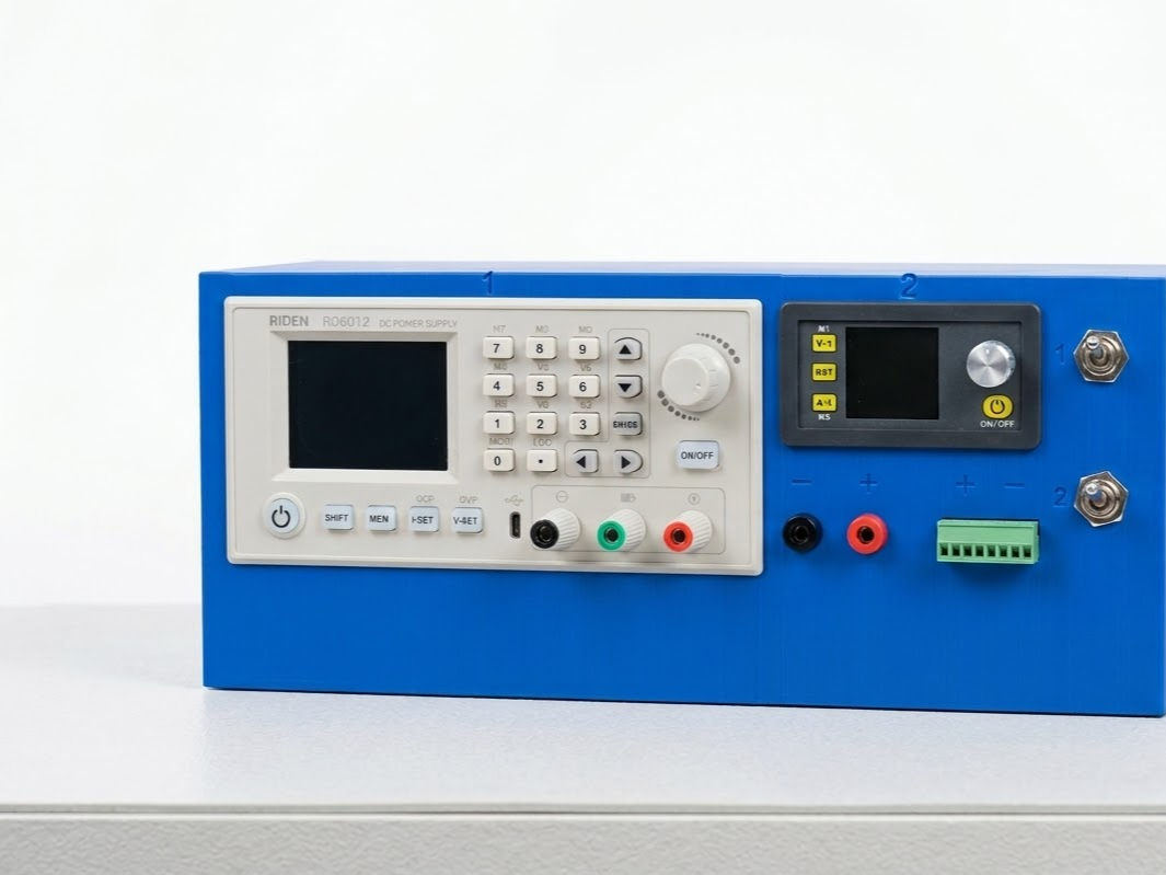 Dual channel bench power supply
