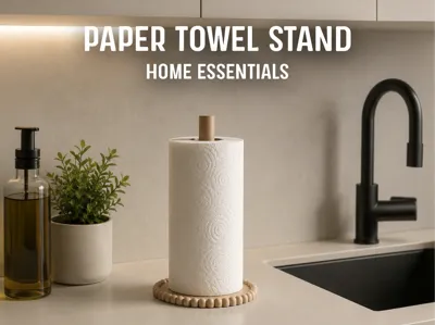 Paper Towel Stand Kitchen