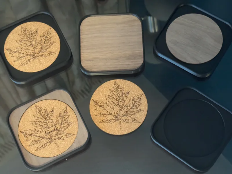 Customizable Coaster and Inserts