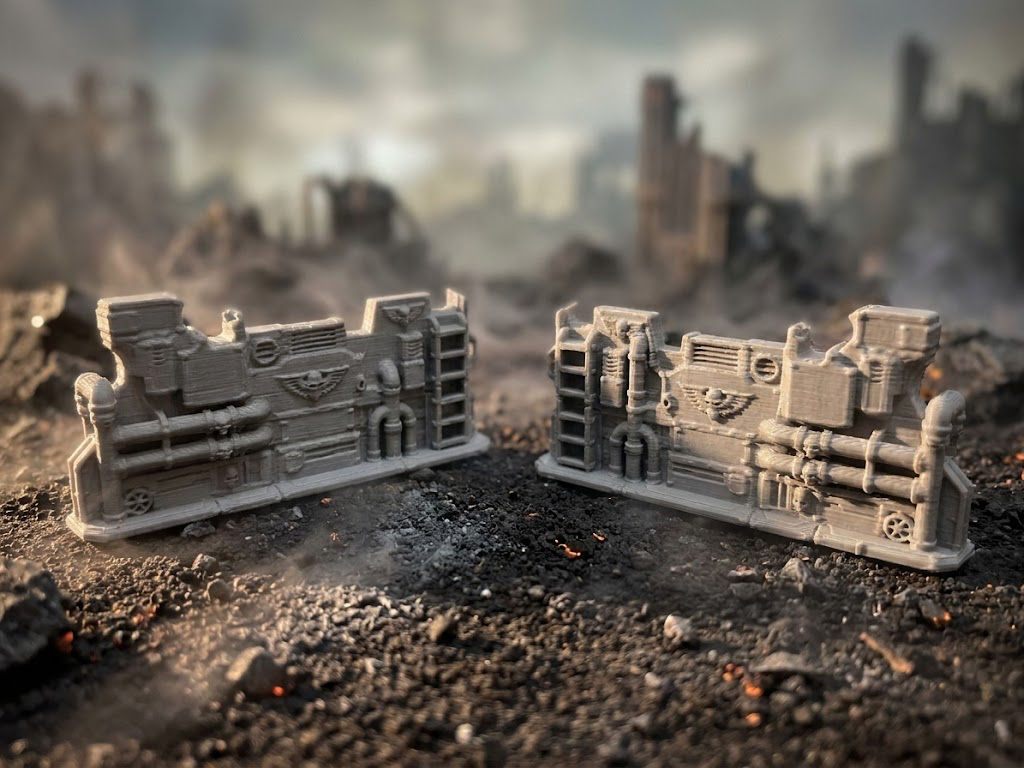 1. IRONHIVE  Cover Wall Industrial Sci-Fi Terrain