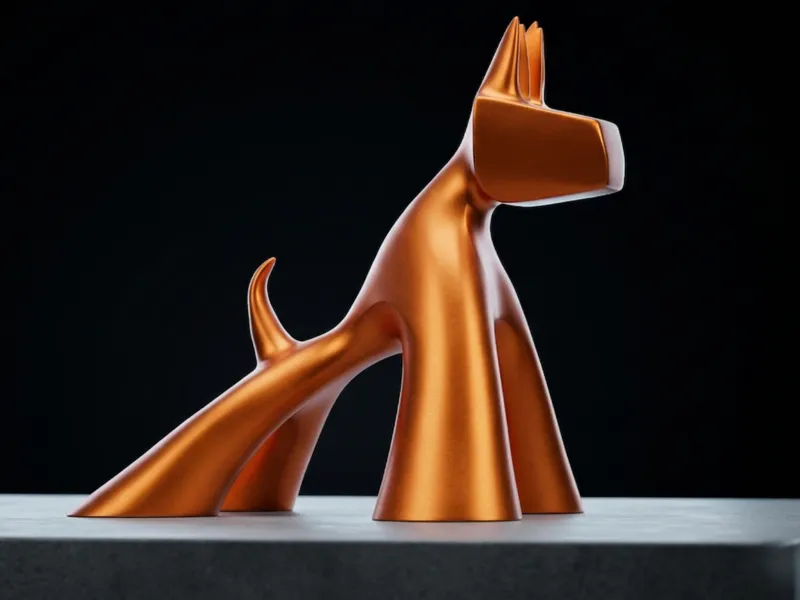 Geometric Stylized Canine