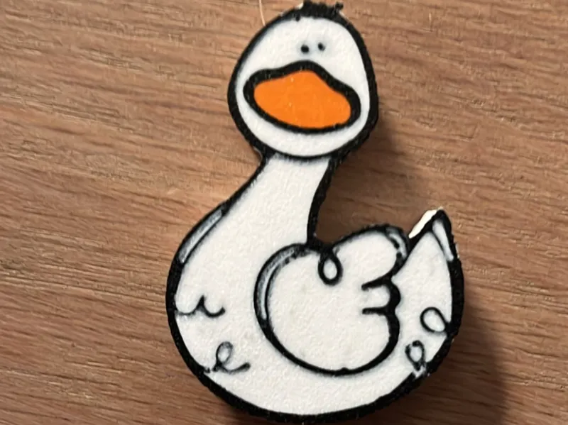 White duck from bundle juf Sara
