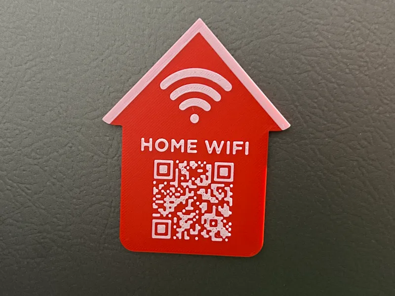 Customizable Wi-Fi Sign with Embedded Magnet