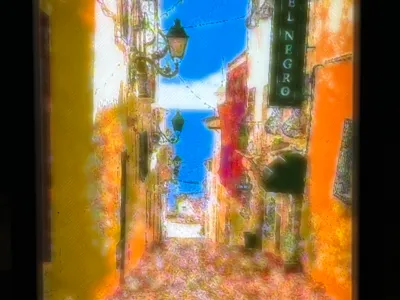 Streets of Spain Cmyk Lithiopane