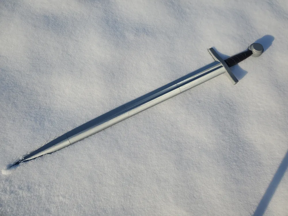 Medieval sword - Free 3D Print Model - MakerWorld
