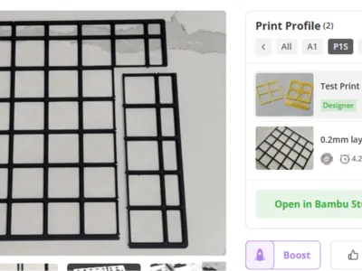 grid base for work desk