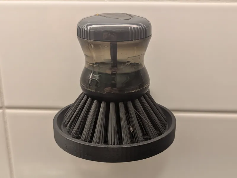 Holder for IKEA dish brush