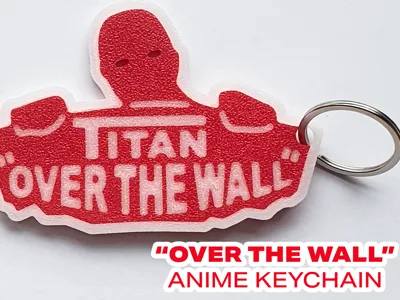 Attack on Titan x Vans keychain parody