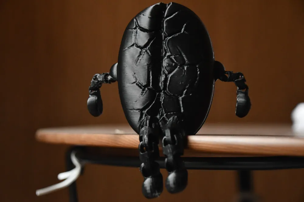 Kahve Fasulyesi Skeçli Bacaklı Biblo Dekoratif Koleksiyonluk Süs