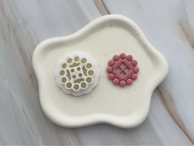 Boho Polymer Clay Earrings Cutter