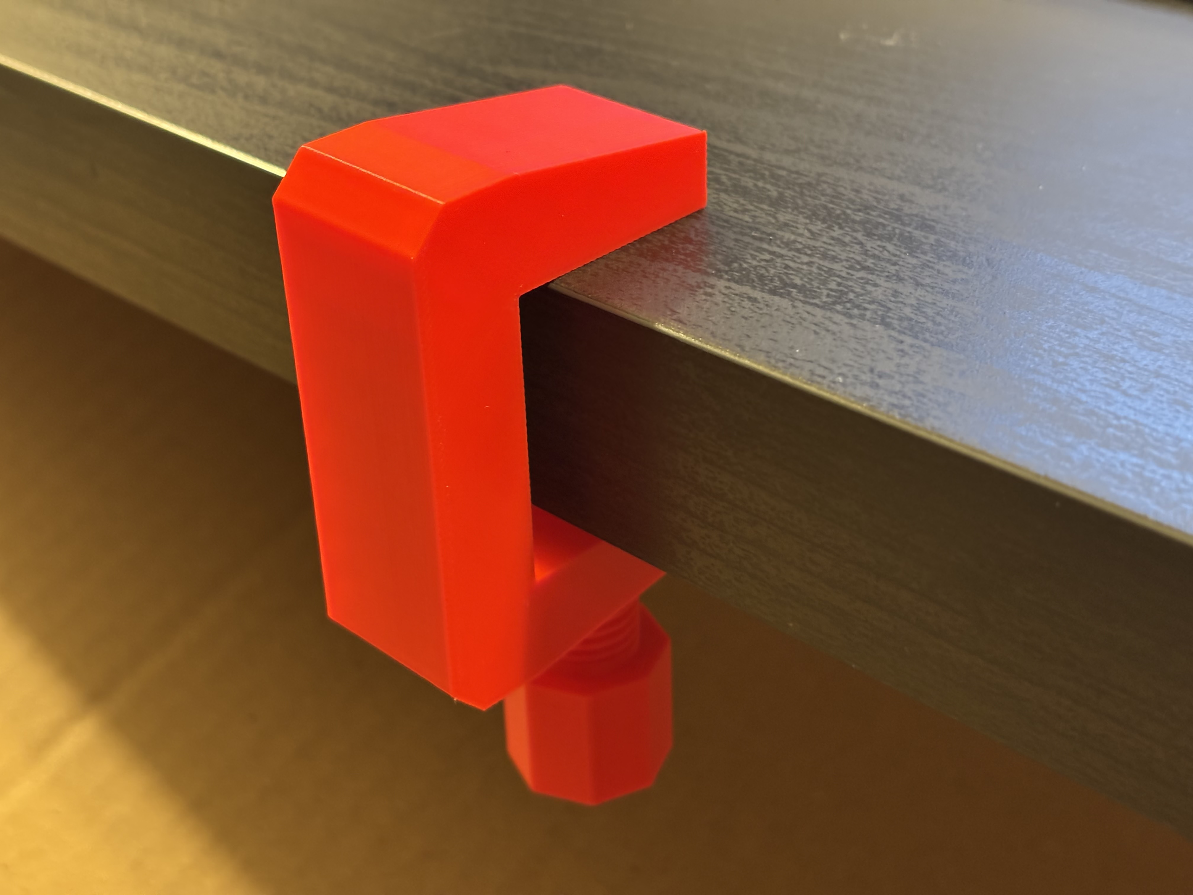 Miniatura 4 do modelo 3D C-Clamp Fully Customizable Parametric OpenSCAD