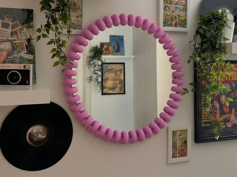 Espejo de Pared - Diseño Estilo Nórdico Pop-Art