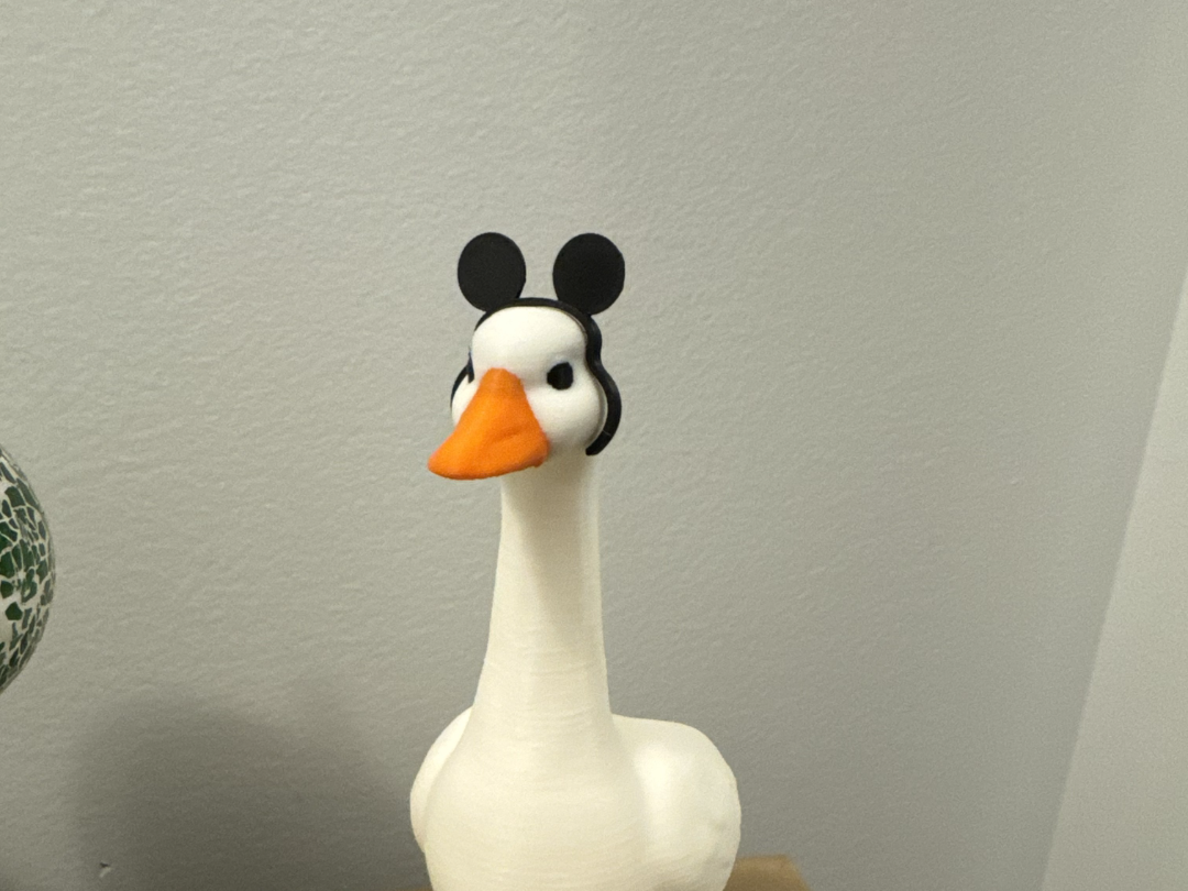 Mickey Ears for Desk Goose