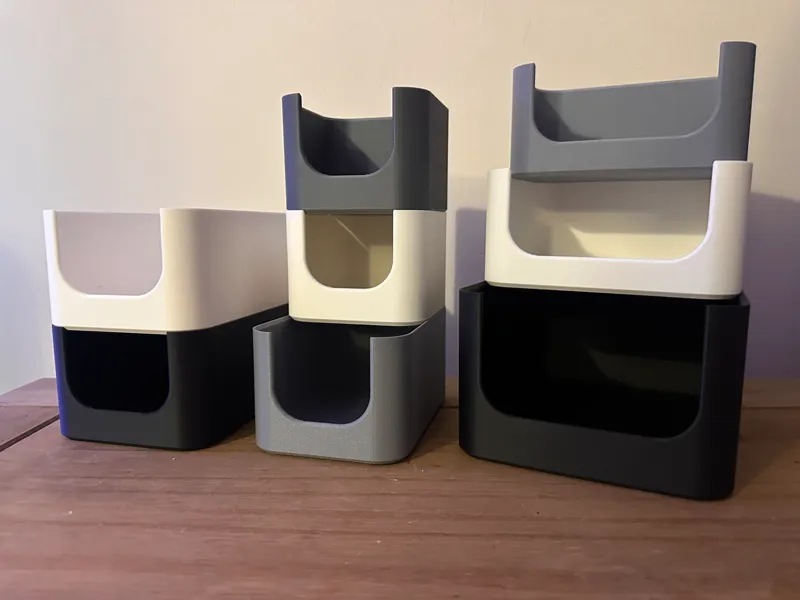 Basic Stacking Storage Bins
