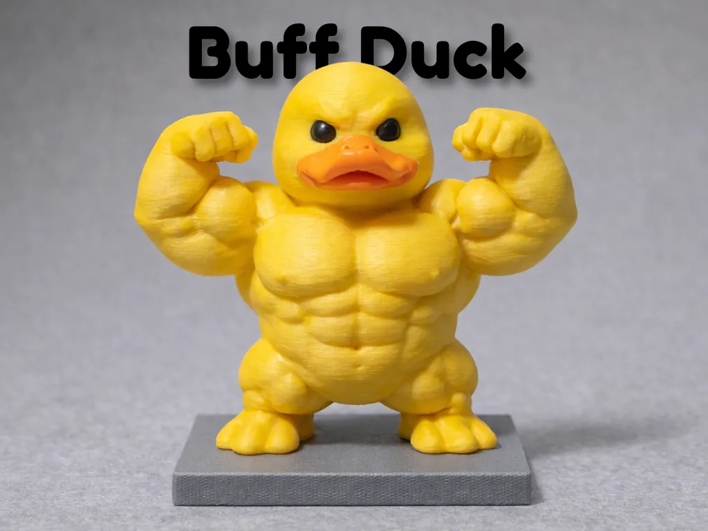 Buff Duck - Free 3D Print Model - MakerWorld
