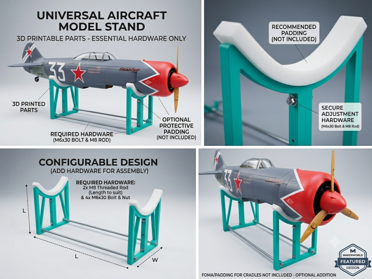 Universal Aircraft  RC Model Stand