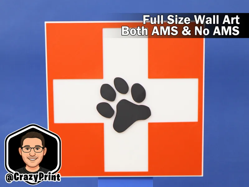 Pet Rescue / First Responder Wall art sign -No AMS