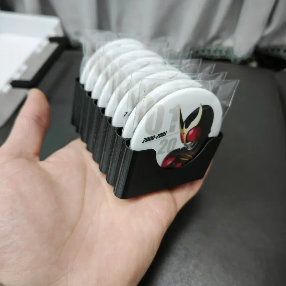 58mm Badge Storage Box 2.0 by 吧唧熊 - MakerWorld