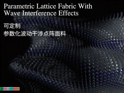 Customizable Parametric Lattice Fabric with Wave Interference Effects 0.7.1-beta