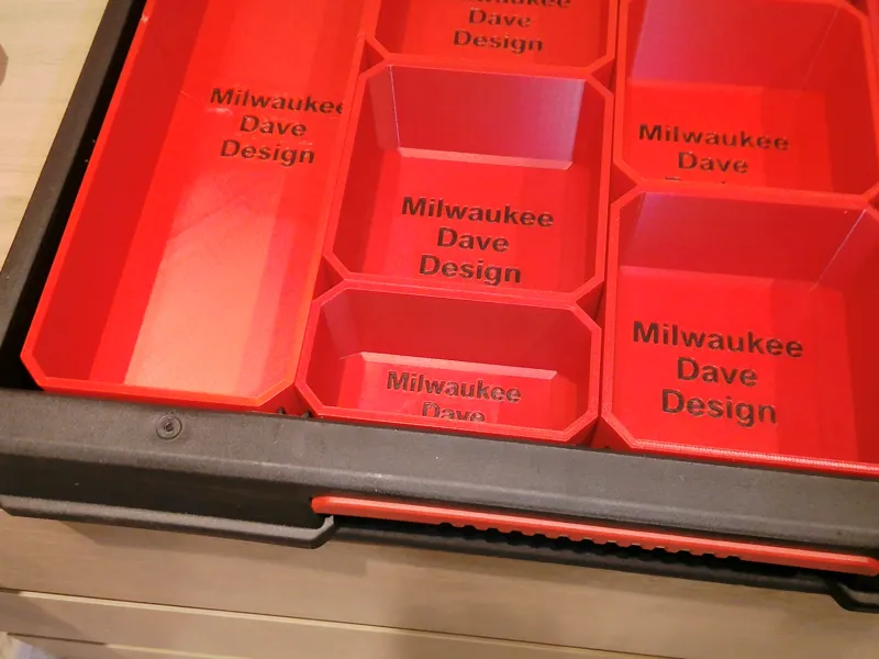 Milwaukee Packout 4 Drawer organisers extra small